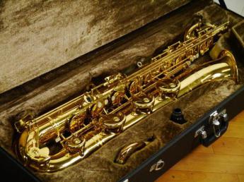 YANAGISAWA Prima バリトン サックス ヤナギサワ 彫刻 有 ハードケース付