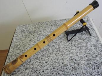 尺八 智之輔作 竹製 在銘 和楽器 縦笛 9本セット ハードケース付き